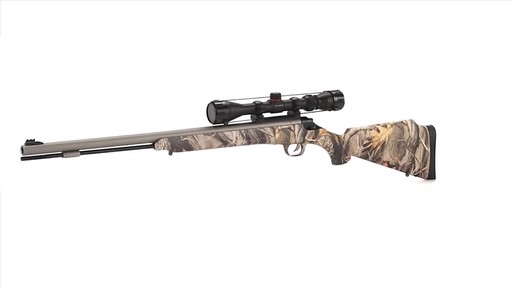 Thompson/Center Impact .50 Caliber Camo Muzzleloader With 3-9x40mm Scope 360 View - image 2 from the video